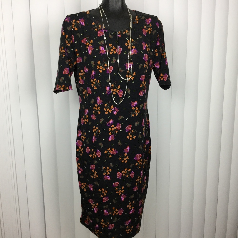 3/$20 LulaRoe | Julia floral print dress - Picture 4 of 8